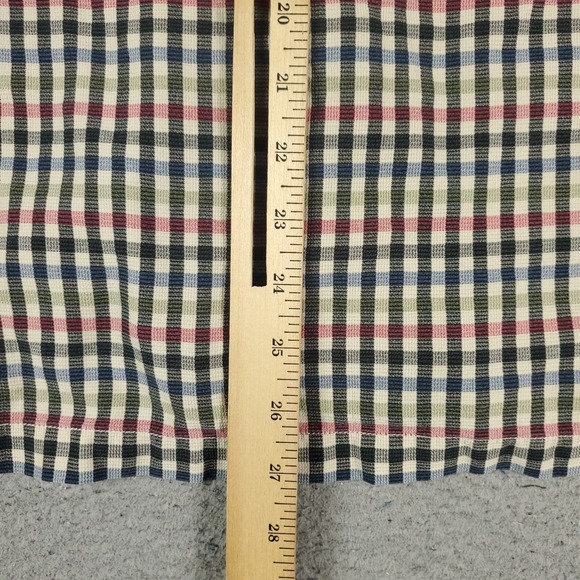 Tommy Bahama Shirt Mens 2XL Blue Check Silk Button Up Short Sleeve - Picture 4 of 6